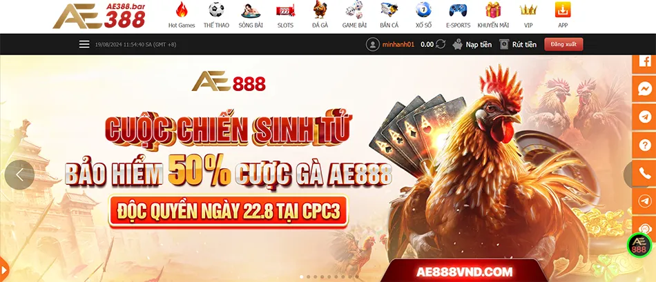 Cùng so sánh miễn trừ trách nhiệm AE388 với các nhà cái khác
