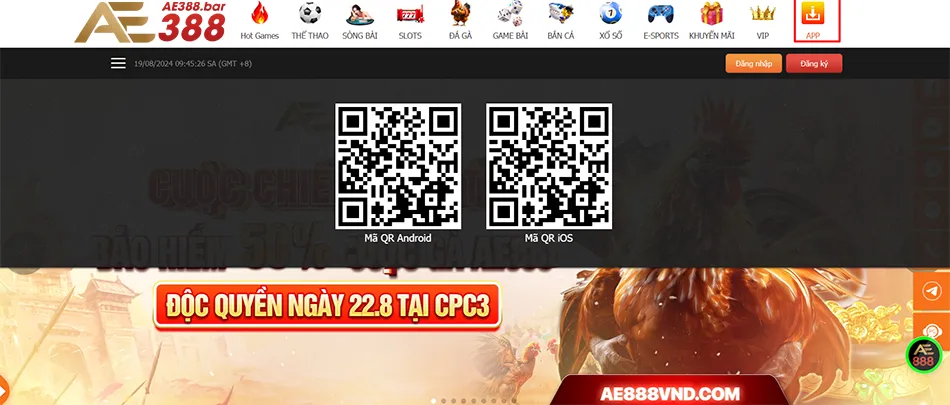 Các bước hướng dẫn chi tiết cách thức tải app AE388